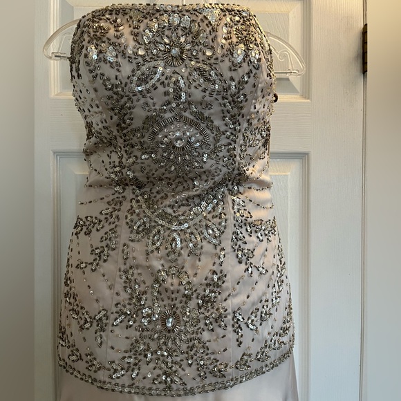 Sue Wong Nocturne strapless beaded gown - Picture 3 of 5